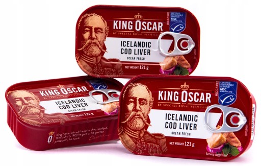 Treska pečeň vo vlastnom tuku 115g King Oscar MSC