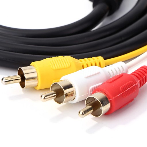 ADAPTÉROVÝ KÁBEL, HDMI KÁBEL NA 3x RCA CINCH AUDIO