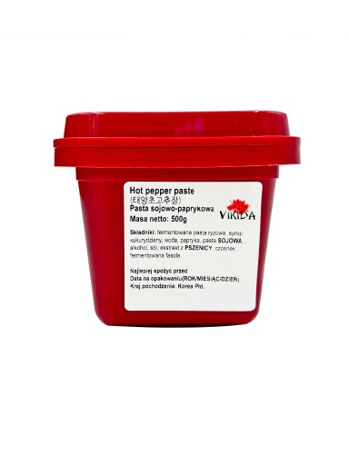 Gochujang Kórejská chilli pasta-500g-Kimchi, PIKANTNÁ