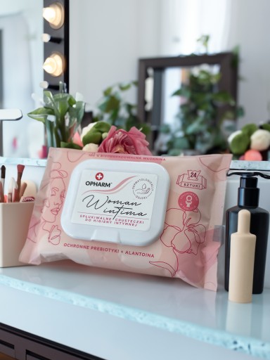 Utierky na INTÍMNU HYGIENU S ALLANTOÍNOM 24 KS