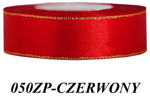 Saténová stuha Golden Stripes 25mm/27m 15ko