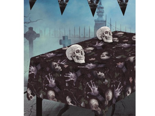 PLASTOVÝ OBUS CINTORÍN 137X274 CM HALLOWEEN