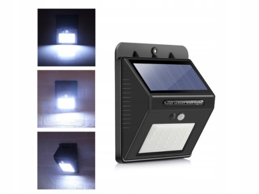 20LED solárne svietidlo so senzorom pohybu a súmraku