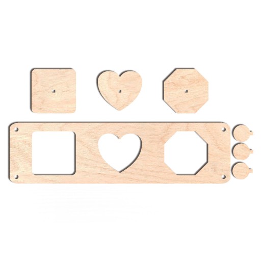 zmyslová manipulačná doska puzzle puz5