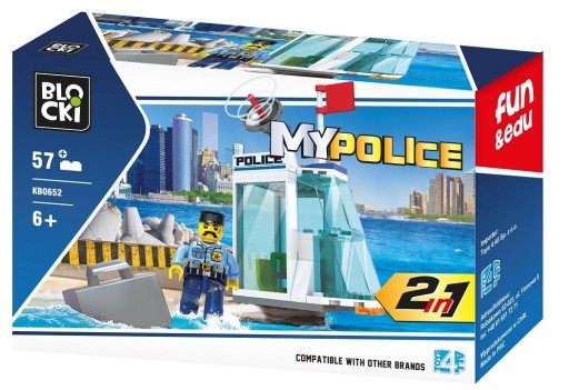 Blocks Blocks Police 2v1 Maritime Outpost 57 kusov