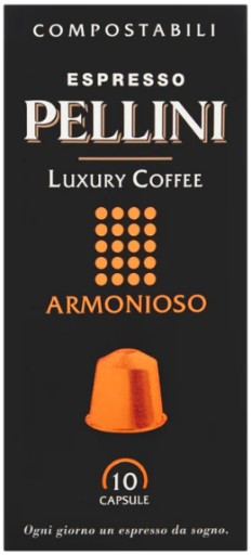 PELLINI LUXUSNÁ KÁVA ARMONIOSO 10 KS. - KAPSULKY NESPRESSO
