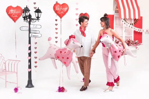 SRDCE FÓLIOVÝ BALÓN Ľúbim ťa Svadobný Valentín
