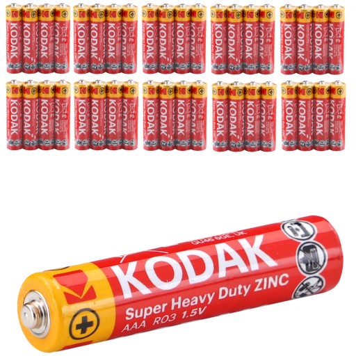 AAA BATÉRIE KODAK BATÉRIE S MALÝMI PRSTY R3 30 KS.