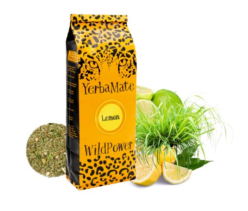 Yerba Mate CITRÓN 200g WildPower citrónová kôra a limetka