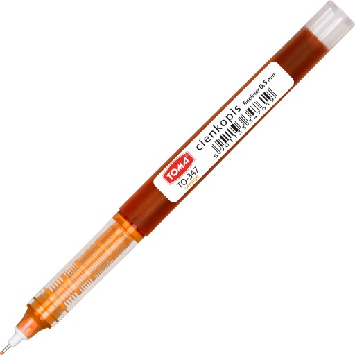 Toma TO-347 kapilárna jemná linka 0,5 mm oranžová