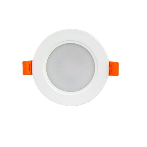 Okrúhly zapustený stropný panel 5W 230V teplá biela