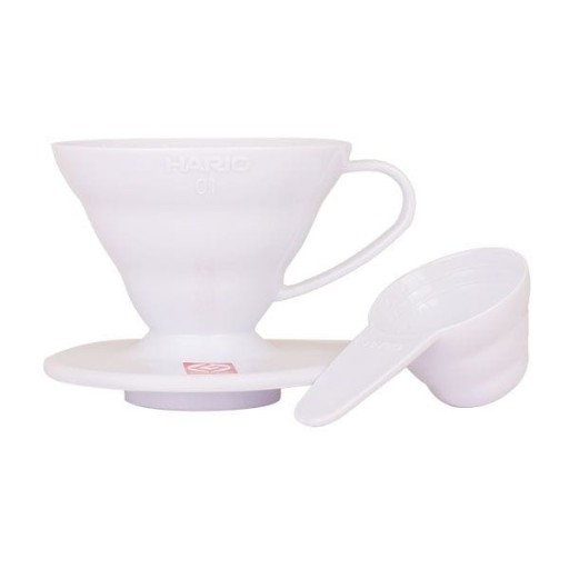 HARIO ODKAPÁVAČ KÁVY PLASTOVÝ BIELY V60-01