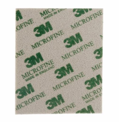 3M 02600 mäkká brúsna špongia 115 x 140 mm mikrojemná