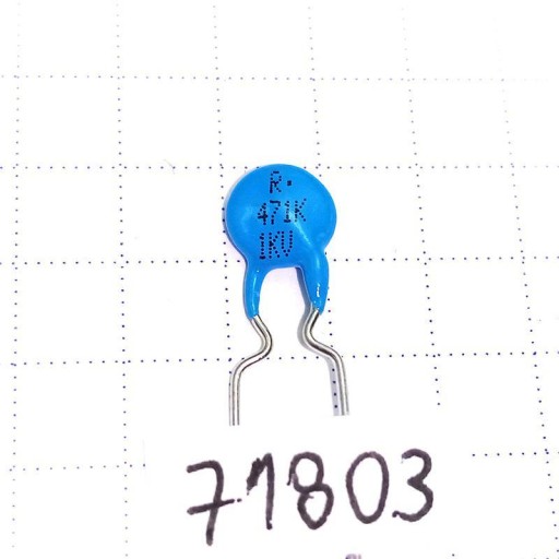 Keramický kondenzátor 470pF 1000V 1kV R5 10% Y5R RoHS SAMWHA LG EK-R x5