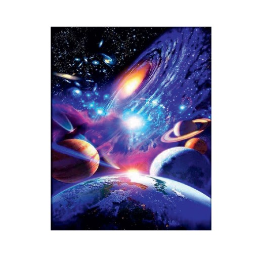 Diamantové vyšívanie Diamond 30x40cm Planets DPX-00157