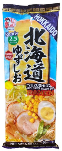 Japonské Ramen Hokkaido Yuzushio s príchuťou yuzu 170g Itsuki