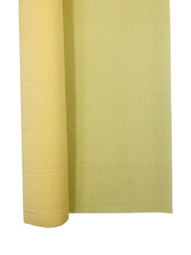 Krepový papier Taliansky krep 180 g krčený hodvábny papier č. 577 krémová krémová