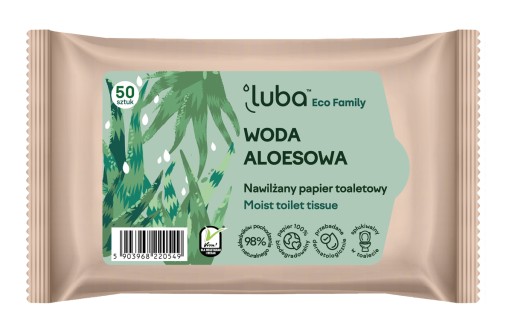 LUBA ECO FAMILY VLHČENÝ TOAL PAPIER. A'50 S VODOU
