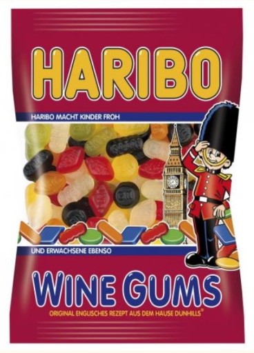 Haribo Wine Gums Gummies 175g
