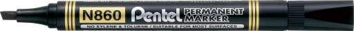 Pentel Marker so skoseným hrotom, čierny N860-A