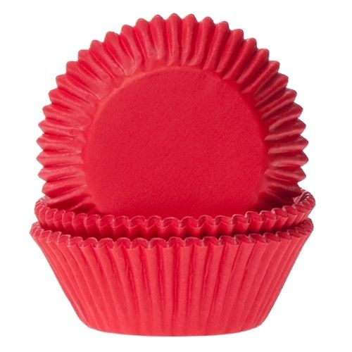 Košíčky na muffiny - červené 50 ks.