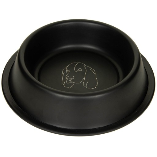 Chico Single Kovová miska pre psa na gume LASER DOG 0,24L