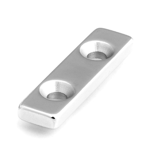 NEODYMOVÝ MAGNET 40x10x5 mm NA SKRUTKU