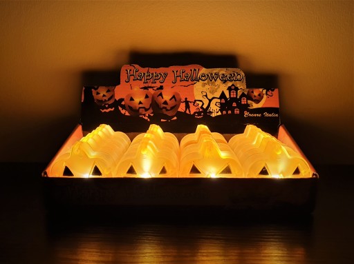 HALLOWEENSKÁ DEKORÁCIA ŽIARENÁ OSVETLENIE NA BATÉRIOVÉ OVLÁDANIE TEKVICE