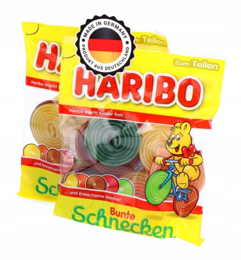 HARIBO Bunte Schnecken Snails ovocné želé 160g