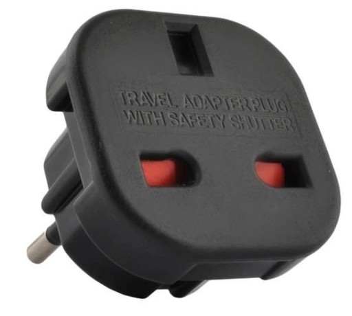 SIEŤOVÝ ADAPTÉR ZÁSTRČKA CESTOVNÝ ADAPTÉR EU PL UK ENGLISH BRITISH