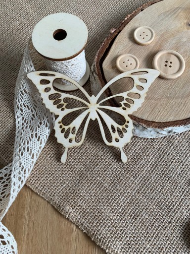Motýlie krídla macrame decoupage 13 cm š.1