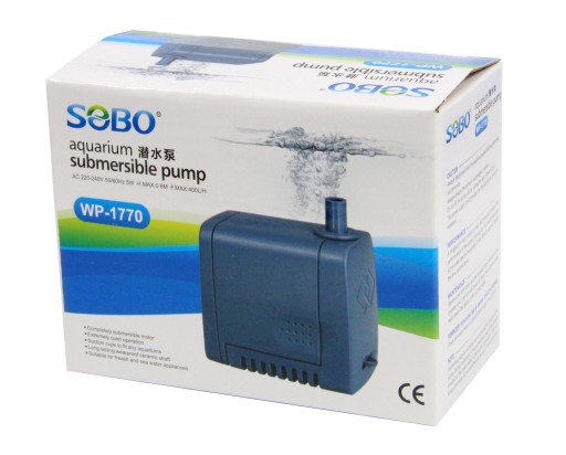 SOBO ČERPADLO 400l/h 5W H-0,6m DO AKVÁRIA ALEBO HRNIECA