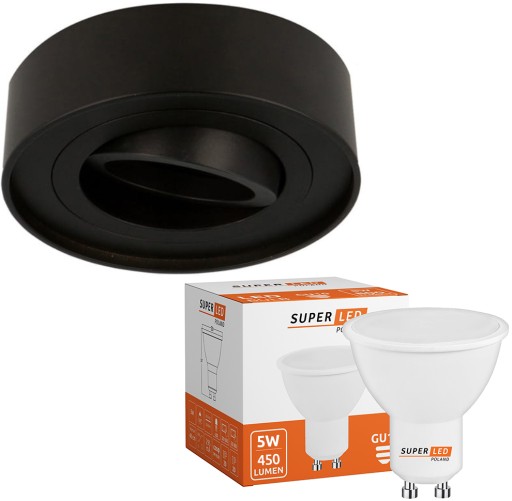 Halogénové svietidlo pod omietku LED trubica + GU10 5W