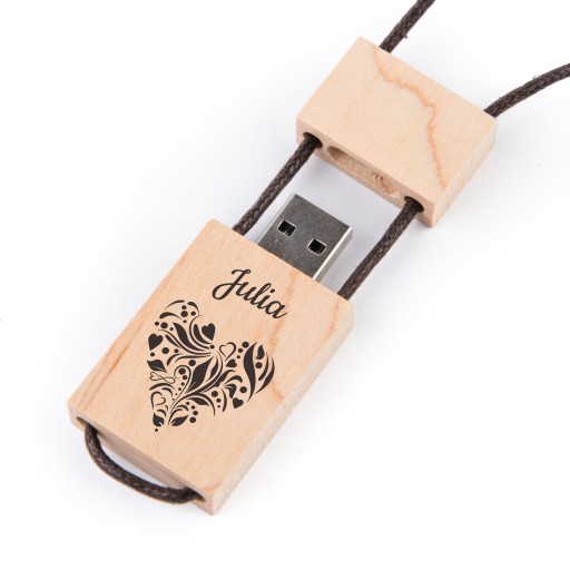 Pendrive s výpletom 1 GB 2.0 + gravírovanie S MENOM