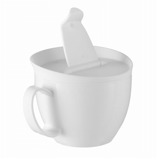 OPÄTOVNE POUŽITEĽNÝ hrnček S viečkom 250ML BI