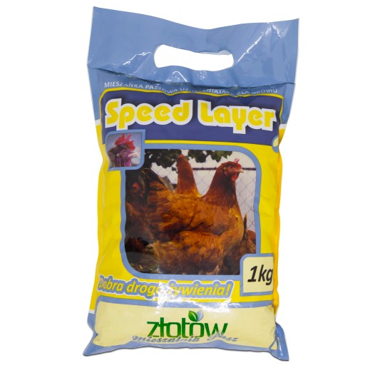 Kŕmna zmes Speed Layer - Posilňovač znášky, pre nosnice – 2 x 1 kg