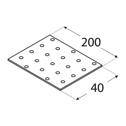 PP28 TYČ DOMAX PLOCHÁ TYČ DOMAX 40x200x2 10ks