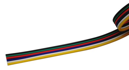 Kábel, 6-žilový, farebný RGBW + CCT LED pásik