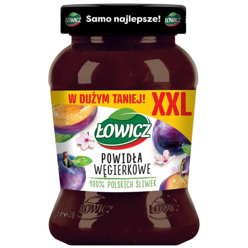 ŁOWICZ Maďarský slivkový lekvár 490g
