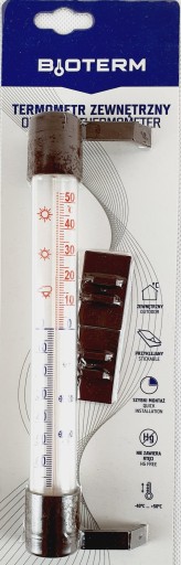 VONKAJŠÍ OKENNÝ TEPLOMER. STREDNÁ 230x26mm HNEDÁ