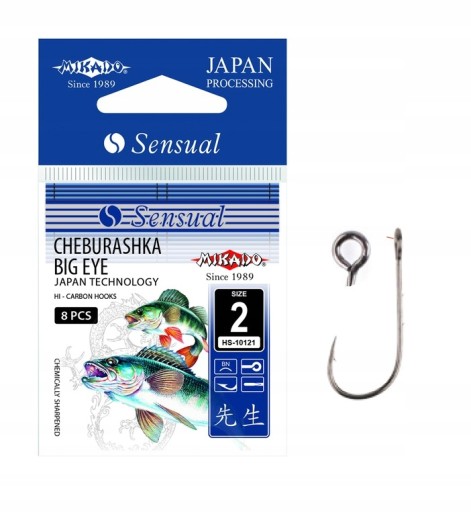 MIKADO SENSUAL CHEBURASHKA BIG EYE HOOKS r2 8 ks