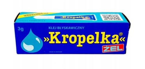 Sekundové lepidlo Drop gel 3g super silné