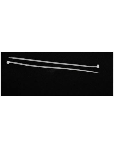 Sťahovacie pásky 4,6x250mm Biele 100 ks