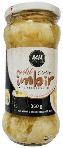 Nakladaný zázvor 360 g v súprave sushi omáčka Asia Kit