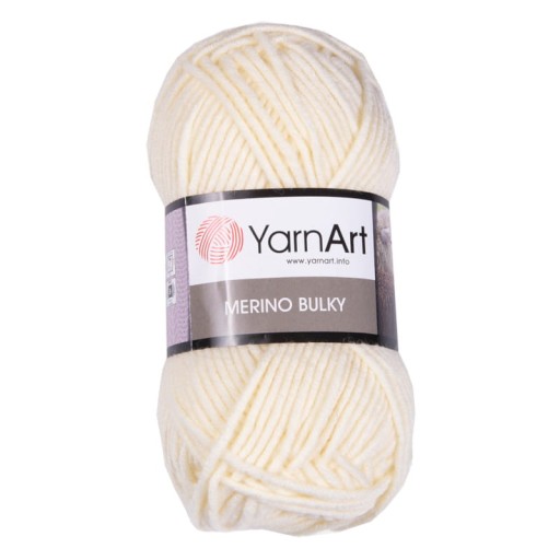 Krém YarnArt Merino Bulky 502