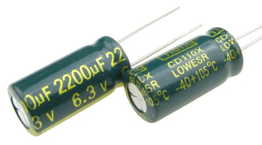 Elektrolytický kondenzátor 2200uF/6,3V LOW ESR (2 ks) /0518-2