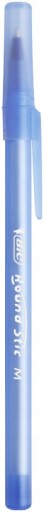 Guľôčkové pero s uzáverom BLUE BIC ROUND STIC 1,0 sada x 10 kusov