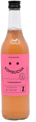 BIO JAHODOVÁ KOMBUCHA 500 ml - SOURDINNER