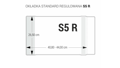 Poťah nastaviteľný S5-265 bezfarebný (5 ks) OZB5-51 Biurfol