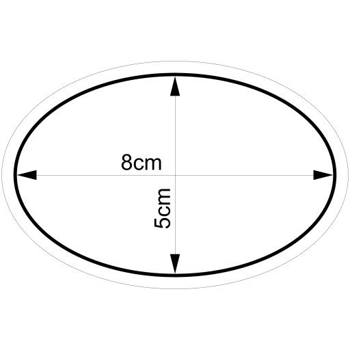 Formička na štítok Rámik 6 8 cm